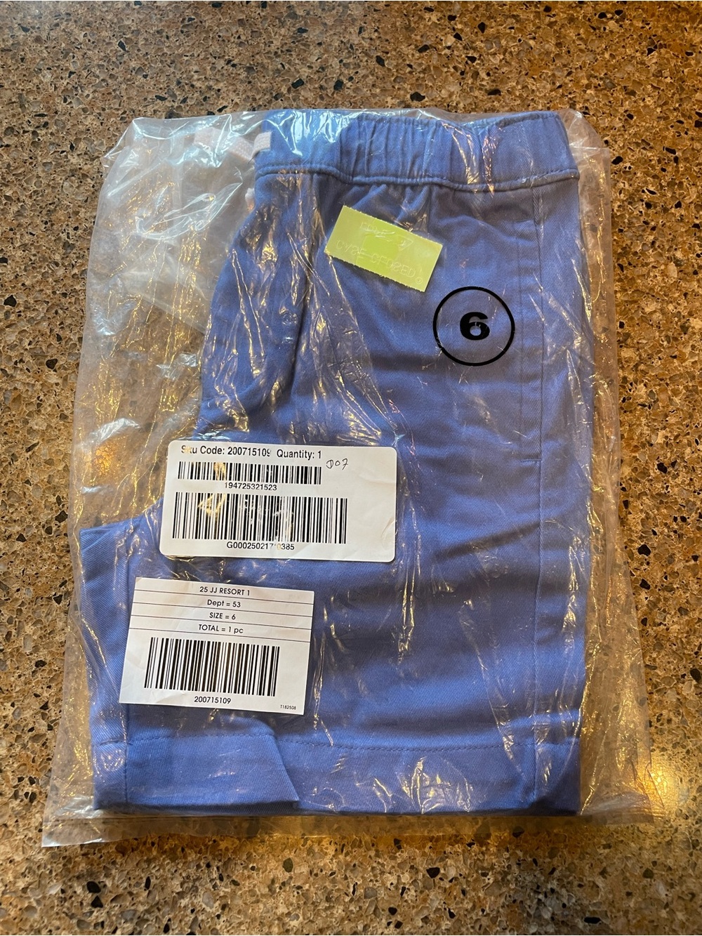 Janie and Jack Royal Blue Pull-On Shorts